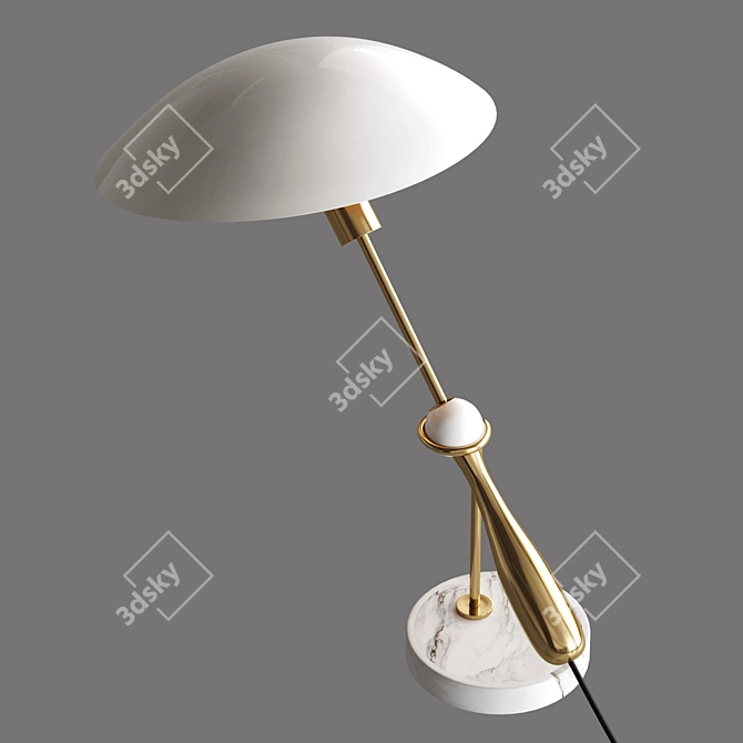 Sandra Severi Sarfatti Lamp 3D model image 3