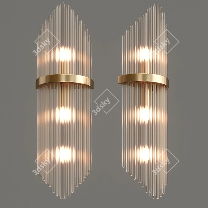 Elegant Concert Chandelier 3D model image 1