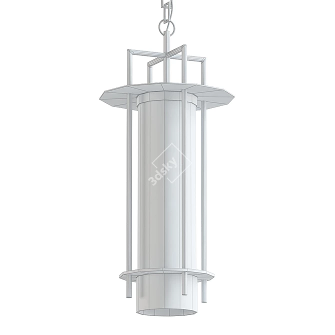 Modern Troy F6817 Carroll Pendant 3D model image 2