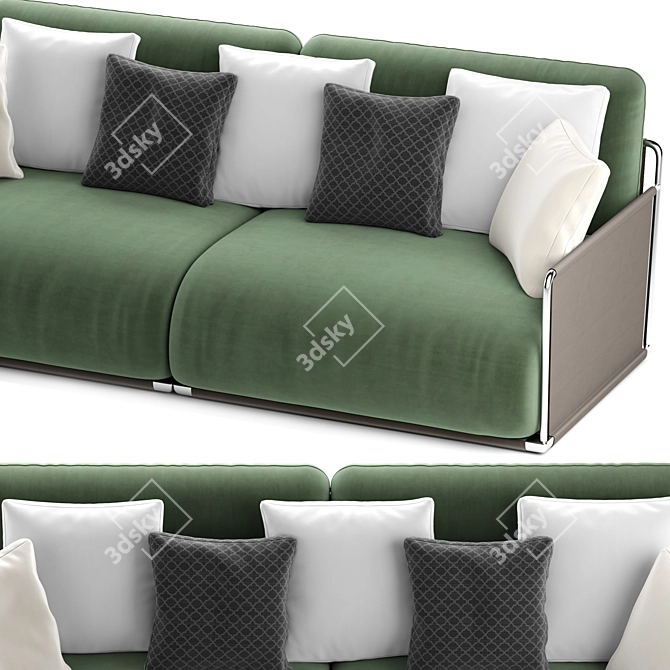 Luxury Forest 2 Seater Sofa 3D model image 5