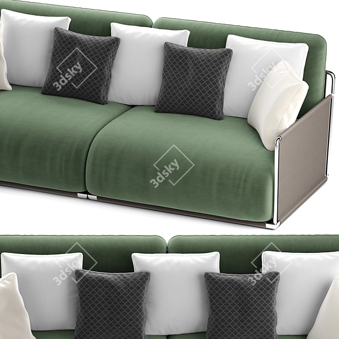 Luxury Forest 2 Seater Sofa 3D model image 11