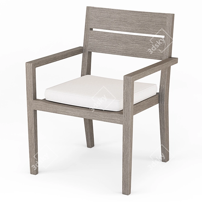 Outdoor Dining Chair Regatta 3D model image 1