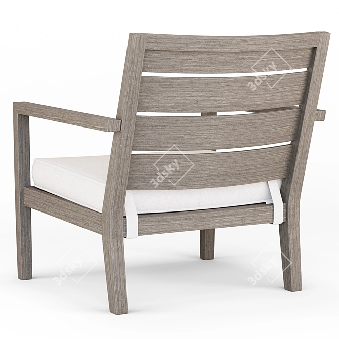 Regatta Outdoor Lounge Chair (Crate & Barrel) 3D model image 3