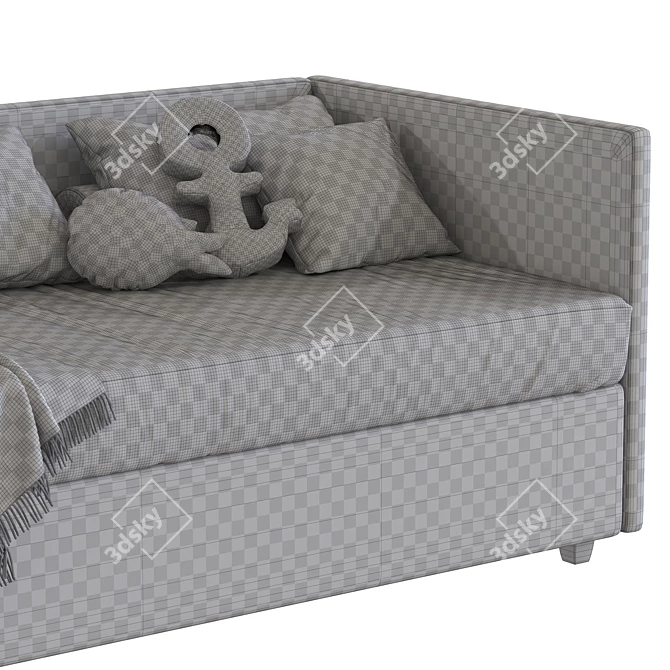 Convertible Clea Sofa Bed 3D model image 5