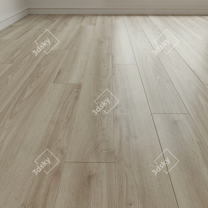 Title: Modern Oak Cordoba Laminate 3D model image 1