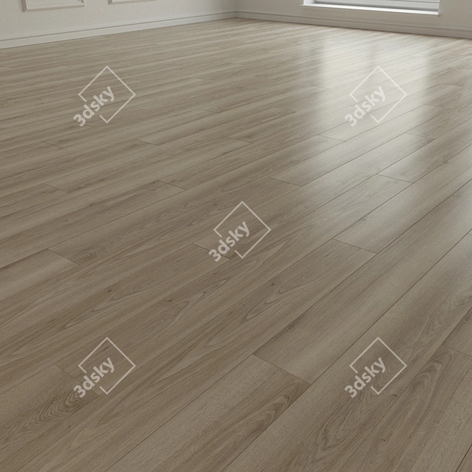 Title: Modern Oak Cordoba Laminate 3D model image 2