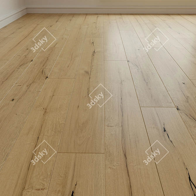 Oak Bradford Laminate Flooring 3D model image 1