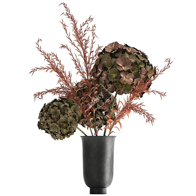 Autumnal Decor Bouquet 3D model image 1