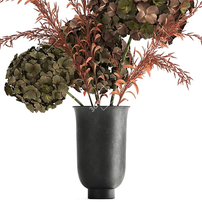 Autumnal Decor Bouquet 3D model image 3