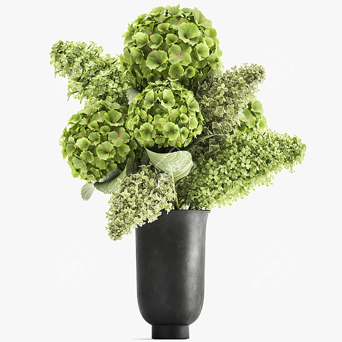 Spring Green Bouquet 3D model image 4