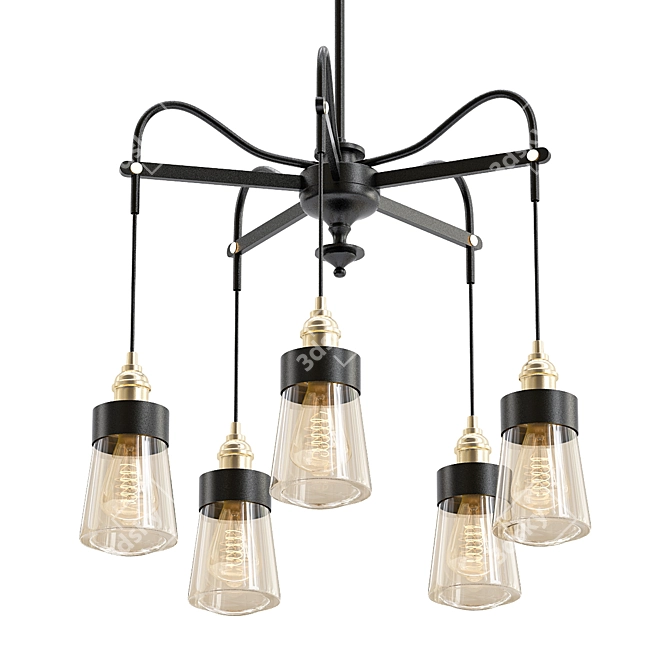 Elegant Savoy House Chandelier 3D model image 1