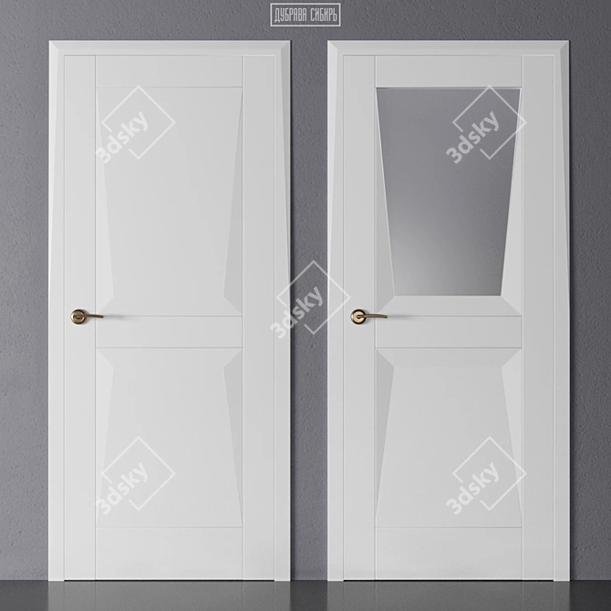 Dubrava Siberia Accord - 3D Door Collection 3D model image 1