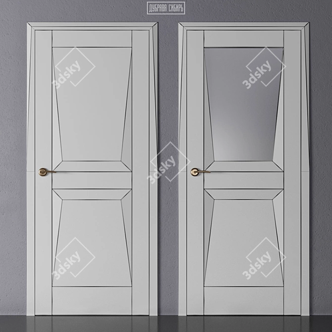 Dubrava Siberia Accord - 3D Door Collection 3D model image 2