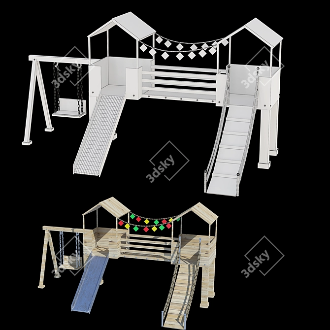 2015 Playground Set 3D model image 3