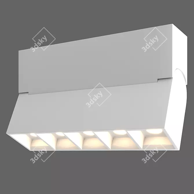Sleek Row Light by Lampatron 3D model image 2