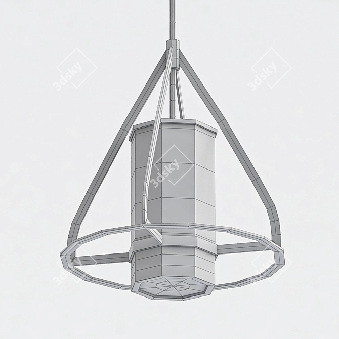 Minimalist Elegance: Topo Lighting Fixture 3D model image 2