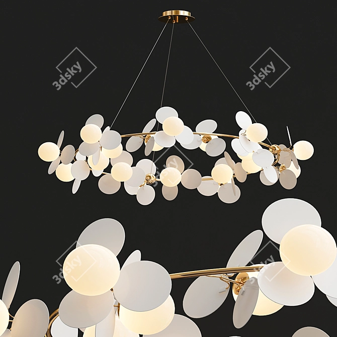 Elevate Your Space: Matisse Chandelier 3D model image 2