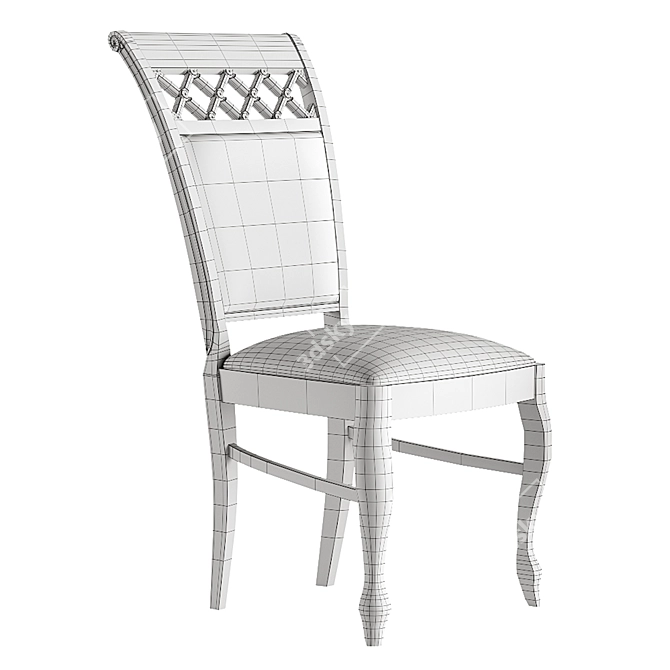 Elegant Vintage Felix Chair 3D model image 6