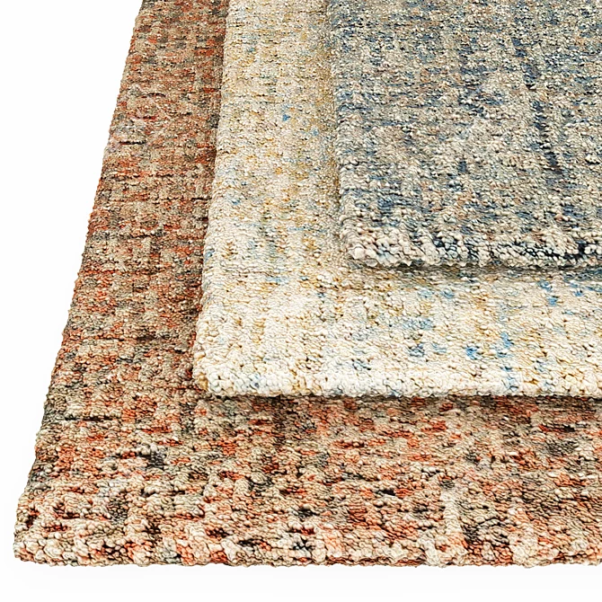  Modern Emily Rug: Stylish & Versatile Floor Decor 3D model image 2