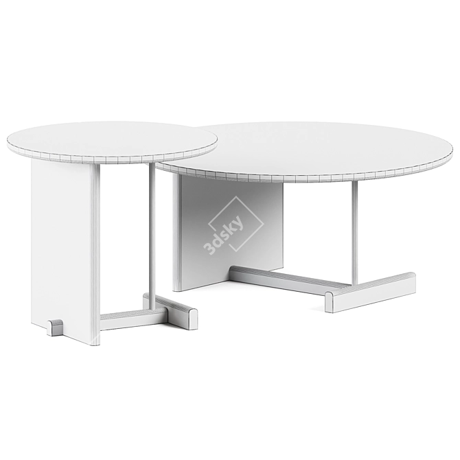 Sleek and Stylish Koku Coffee Table 3D model image 2