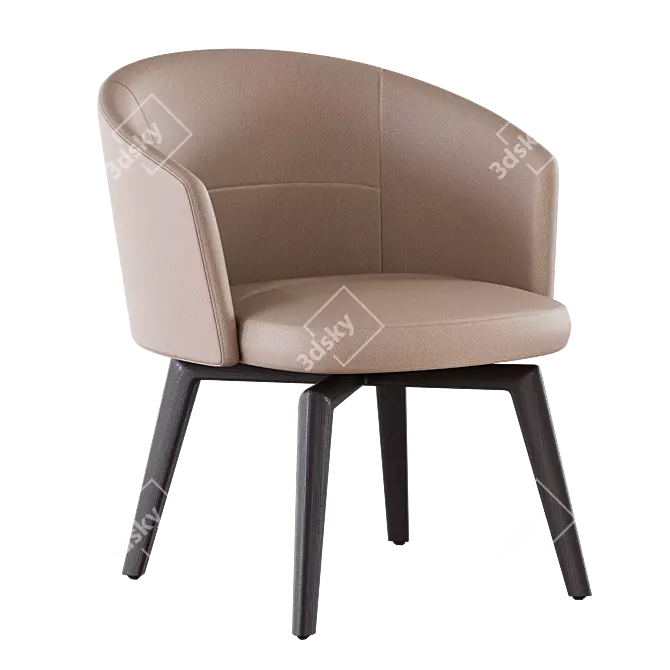 Modern Minotti AMELIE Chair 3D model image 1