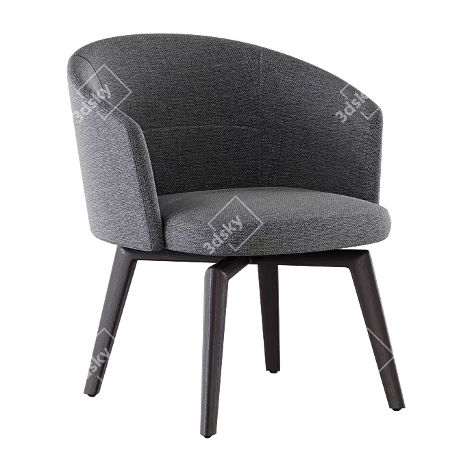 Modern Minotti AMELIE Chair 3D model image 2