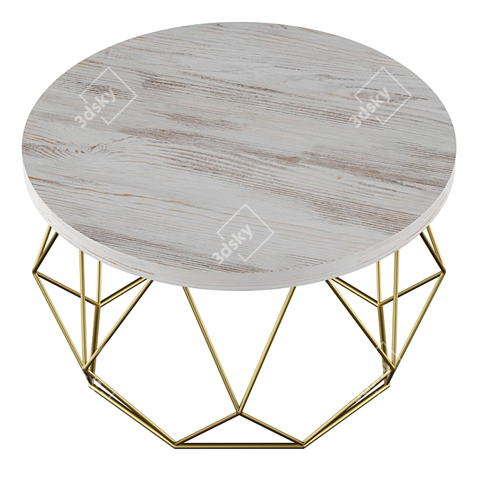 NGon Coffee Table | Three color | Modern Design 3D model image 4