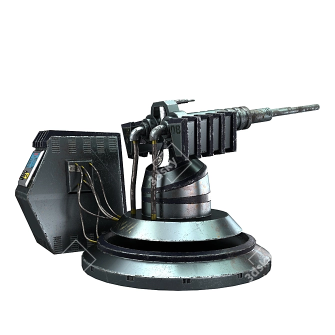 Futuristic Firepower 3D model image 1