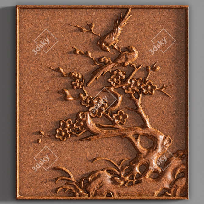 Nature Plaster: 2015 Model, 7 Parts, Vray/Corona 3D model image 2