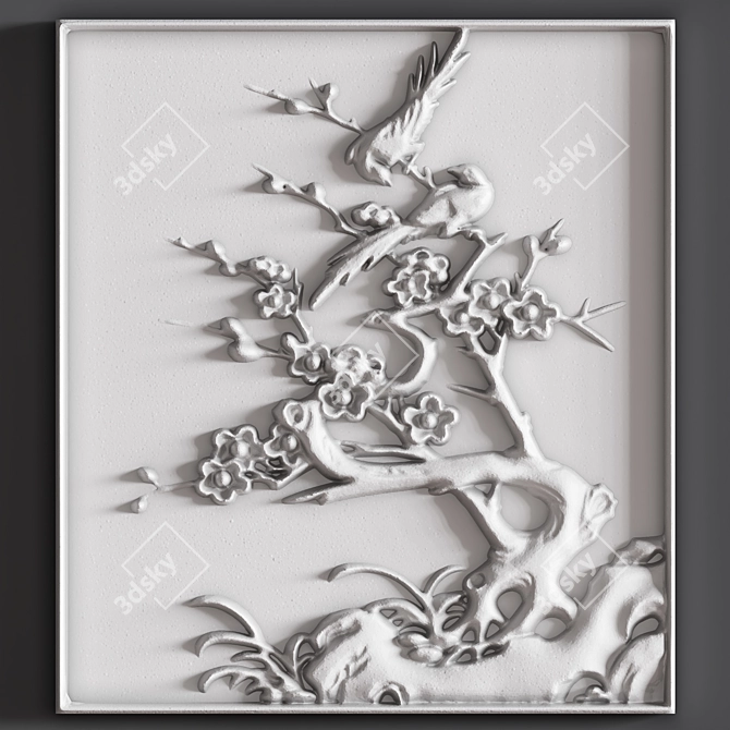 Nature Plaster: 2015 Model, 7 Parts, Vray/Corona 3D model image 4