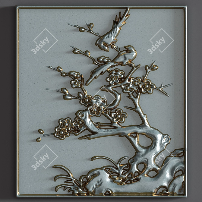 Nature Plaster: 2015 Model, 7 Parts, Vray/Corona 3D model image 5