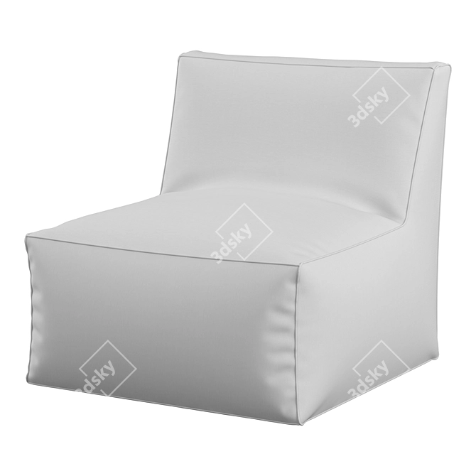 Sleek Mesh Chair: Frameless Design 3D model image 4