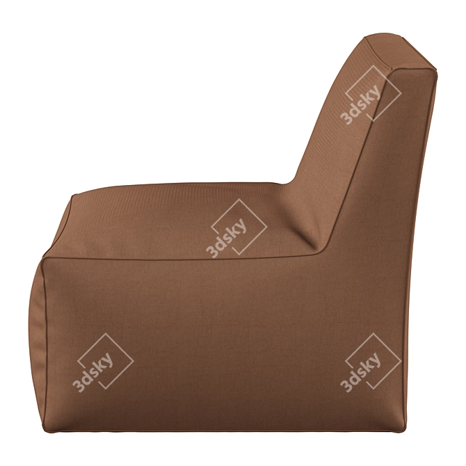 Sleek Mesh Chair: Frameless Design 3D model image 5