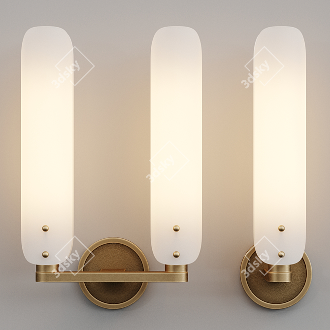 Nerola Wall Sconce Set 3D model image 2