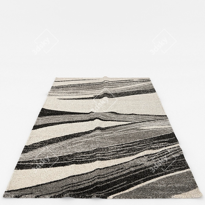 Versatile Rug Set: 6 Designs 3D model image 5