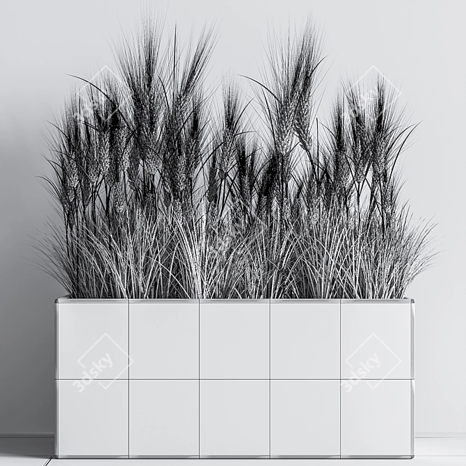 Stunning Indoor Plant Set 3D model image 7
