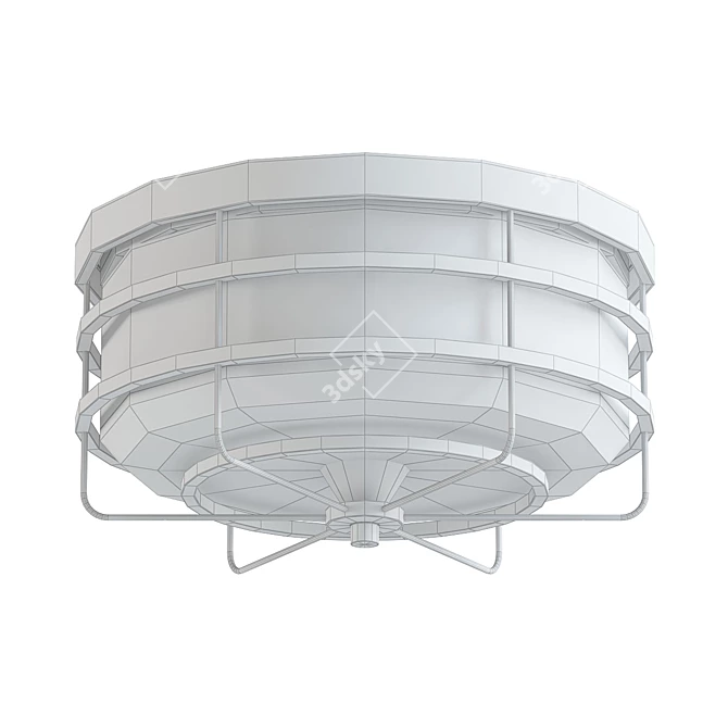 Modern Ceiling Light Fixture 3D model image 2