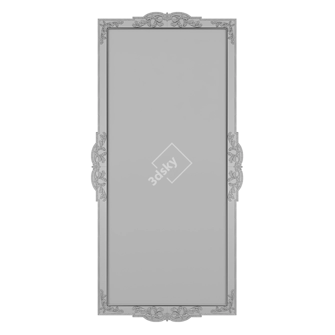 Title: Romano Home Handcrafted Rostov Mirror 3D model image 3