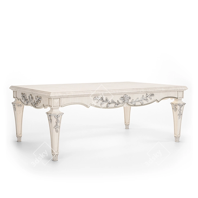 Handcrafted Nicolet Coffee Table 3D model image 2