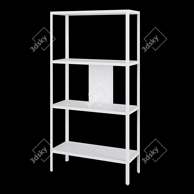 Stylish Metal Shelf: Baggebo 3D model image 2