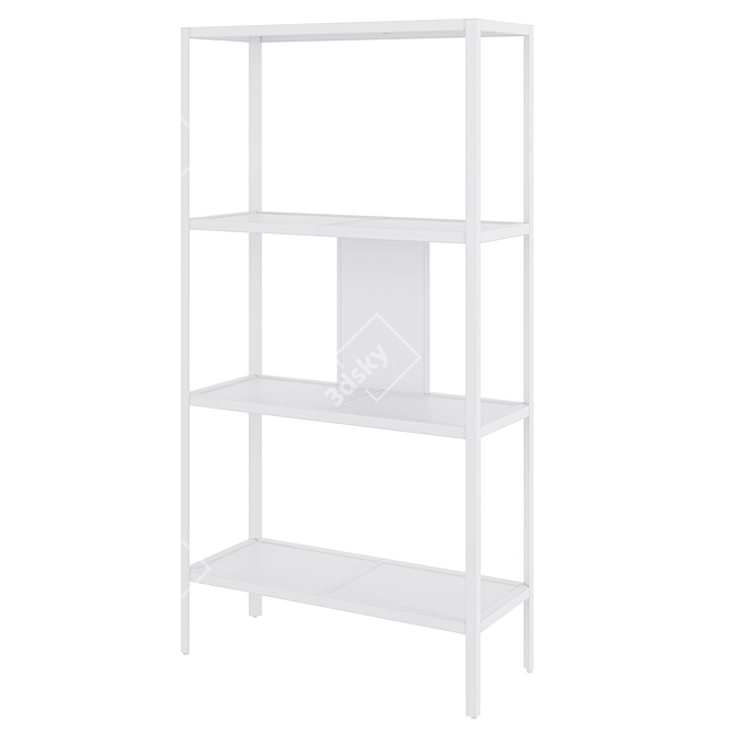 Stylish Metal Shelf: Baggebo 3D model image 4