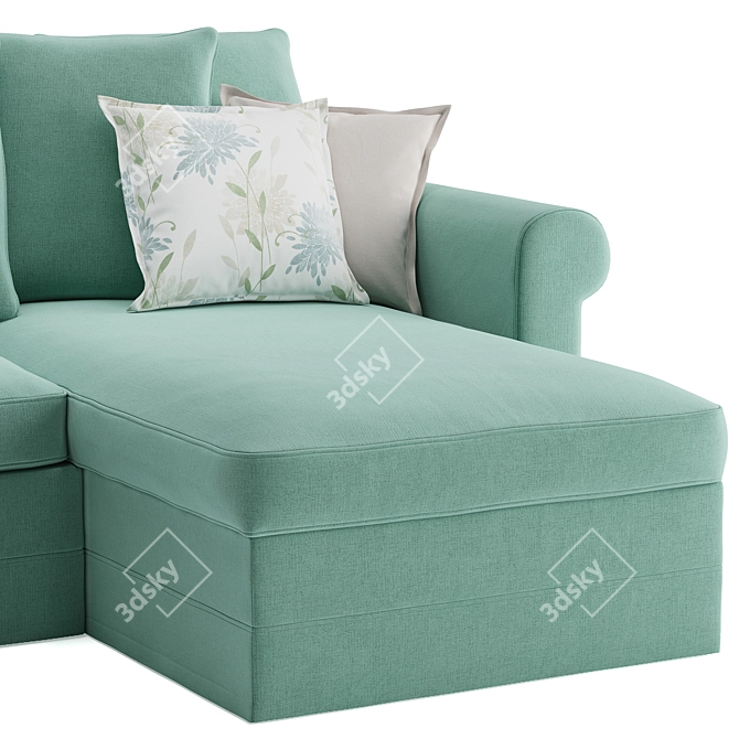 Versatile and Spacious Ikea Gronlid Corner Sofa 3D model image 5