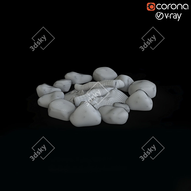Cozy Campfire Experience 3D model image 2