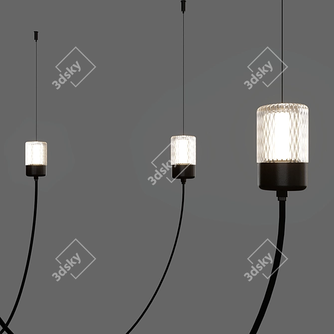 Stunning Moooi Gravity Chandelier 3D model image 2