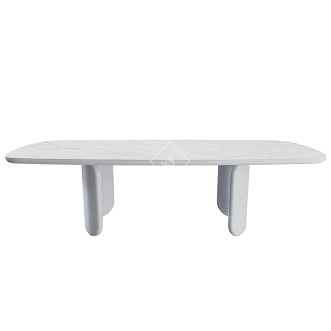 Elegant Elinor Table: Perfect Blend of Style and Function 3D model image 5