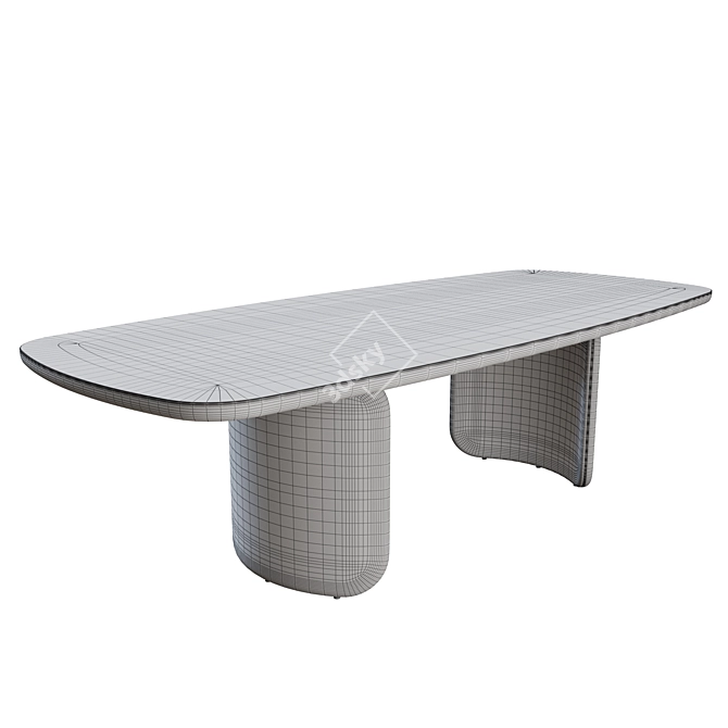 Elegant Elinor Table: Perfect Blend of Style and Function 3D model image 7