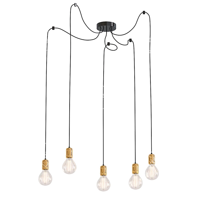 Elegant Quallé Chandelier | Modern Design 3D model image 1