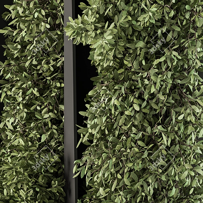  Green Wall Fence - Outdoor Elegance 3D model image 6