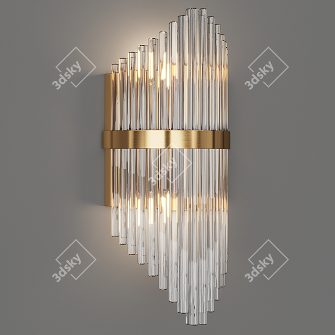 Modern Glass Wall Lamp: CONCERT Lampatron 3D model image 2