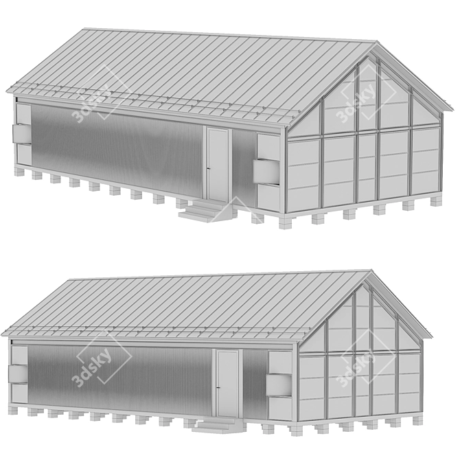 Forest Escape: Lounge House 3D model image 4